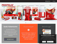 Tablet Screenshot of printelix.de